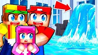 We Survived A FLOOD In Minecraft!