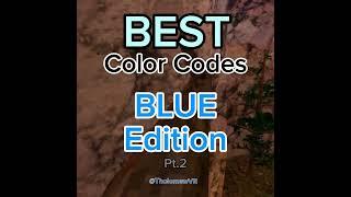 Best BLUE Color codes in Gorilla Tag! (Part 2) #gorillatag #gtag #vr #blue #colors #shorts