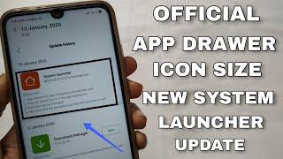 OFFICIAL App Drawer Miui 11 System Launcher Update | Big Good News | Install Now