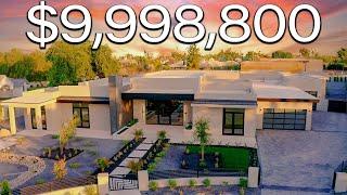 Inside a $9,998,800 MANSION in Paradise Valley Arizona with Pickleball Court