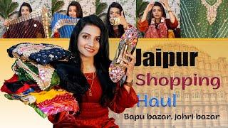 Jaipur Shopping Haul Rajasthan || Bapu bazar, Johari Bazar || kurti, Dupatta, Jewelry, Home decor