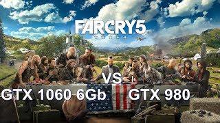 FarCry 5 - GTX 1060 6Gb vs GTX 980 - 1080p/Ultra