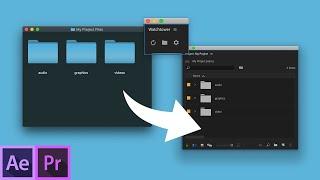 Sync SYSTEM FOLDERs with PROJECT BINS in After Effects and Premiere Pro with Watchtower