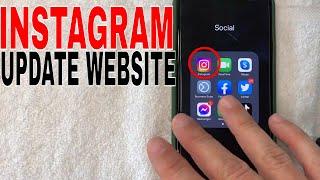   How To Update Website Link On Instagram IG Profile 