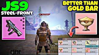 Play with New JS9 ( steel-front ) | New Item Is better than Gold Bar | PUBG METRO ROYALE