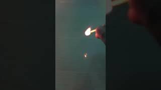 Slo mo: Lighting a match