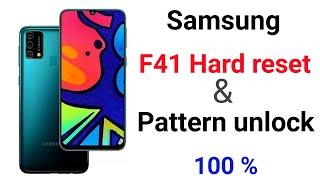 Samsung galaxy f41 hard reset | Samsung Galaxy F41 Pattern Unlock