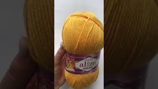 Подробный обзор пряжи Alize Cotton Gold(Хлопок с акрилом) №216 Темно-желтый