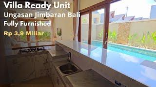 Villa Ready Unit dijual di Ungasan Jimbaran Bali,  Fully Furnished, Potensi Disewakan 350 Juta/Tahun