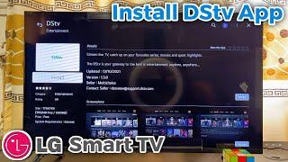 LG Smart TV: How to Download and Install DStv App