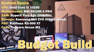 Budget System Build: 17k Pesos Intel Core i3 10100 10th gen (PCHub Build *almost) (Late 2020)