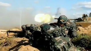 Indian Army in Action Alongside Russian Troops