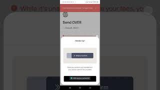 how to send and receive Over wallet tokens