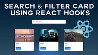 Search Filter React js Tutorial - using Hooks | React js Search Bar | React Tutorials for Beginners