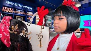 ASMR |Rich Aunty Spoils You At Bath & Body Works + Does Your Hair | Christmas Special 