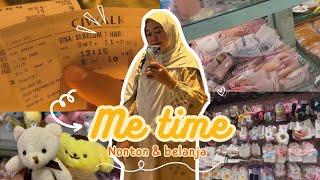 Me time nonton sambil belanja make-up dan aksesoris| #vlog #adayinmylife