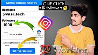 How to Increase Instagram followers | Without Login Followers kaise badaye |  New Trick |  Working
