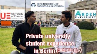 Berlin private university student experience#germany #malayalam #berlin