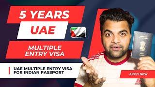 UAE 5 year  Multiple Entry visa for Indians  in 2024 ! Uae Multiple Entry visa Documents &Process