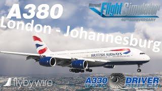 Airbus A380 | London Heathrow - Johannesburg | Real Airbus Pilot