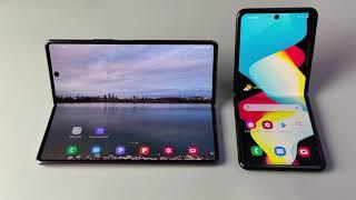 Samsung Galaxy Z Fold 2 vs Samsung Galaxy  Z Flip kamera teszt