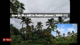 How to edit Sky in Redmi (MIUI-11)