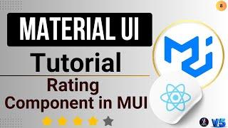 #8 Rating Component of Material UI in React JS | React JS Material UI Tutorial | Rating Component