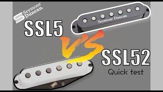 Seymour Duncan ssl-5 VS ssl-52Five-Two (neck) Quick test