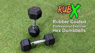 RUBX Rubber Coated Exercise Hex Dumbbells | Product Explainer Videos | Video Production Services