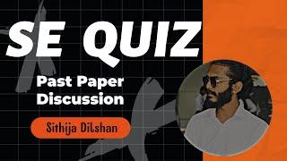 SE Quiz | Past Paper Discussion | Software Engineering