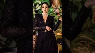 Bollywood actress in gorgeous black anarkali dress designs ️#shorts #viral #anarkali #ytshorts