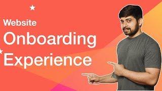 How to create website onboarding experience