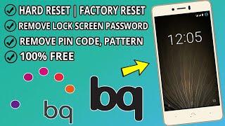 Bq Aquaris (U -U Lite) HARD RESET | How To Remove Lock Screen Password bq aquaris u  / Pin / Pattern