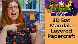 HCC DAY 1  Layered Halloween Mandala Papercraft