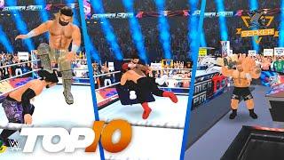 WWE TOP 10 SUMMERSLAM 2023 MOMENTS AS WR3D 2K23!