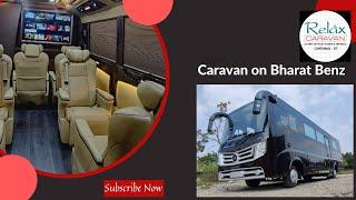 Luxury Caravan on Bharat Benz Chassis. .Relax Caravan +91-80560-76778. www.relaxcaravan.com