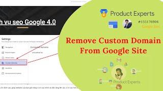 Remove Custom Domain From Google Site
