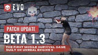 Beta 1.3 // Patch Update - PROJECT EVO