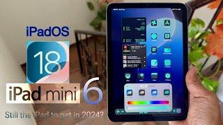 iPadOS 18 on iPad mini 6th generation