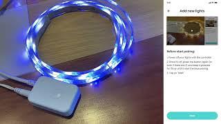 How to connect Wiz Lightstrip