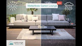 Wetterfeste Gartenlounge, die Neuheit im Garten. Der Viplounge Gründer erzählt die Entwicklung.