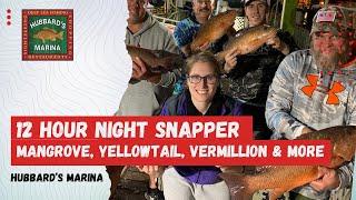 12-Hour Night Snapper Fishing Adventure | Gulf of Mexico's Best Night Time Fishing Trip