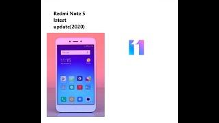 Redmi Note 5A-update MIUI 11 latest(2020).