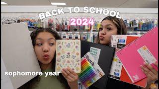 back to school supplies shopping 2024!! @ target | dollar tree