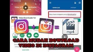 CARA SAVE ATAU DOWNLOAD VIDEO DI INSTAGRAM DENGAN MUDAH