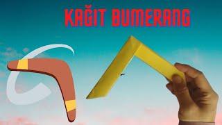 Kağıttan Bumerang Nasıl  Yapılır? / Origami Okulu