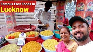 Famous fast foods in Lucknow | Episode 8 Aagam Singh Vlogs | Street foods recipe in Lucknow India