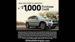 Exclusive Monthly Offers on New BMW Models at BMW of Wilmington