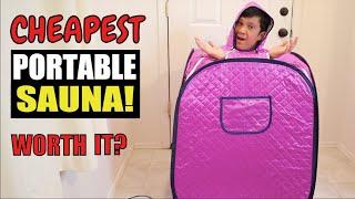 We Bought the CHEAPEST SUANA on AMAZON | Portable Steam Sauna Spa Unboxing and Review