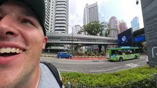 Malaysia First Impressions Vlog - Walking Around Kuala Lumpur (KLCC Park)